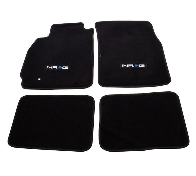 Evasive Motorsports: NRG Floor Mats - Mitsubishi Evo 8/9 w/ Evolution w ...