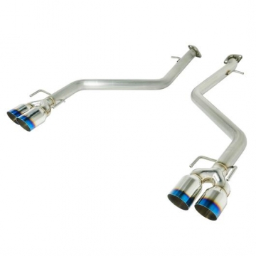 Remark Axle-Back Exhaust (Burnt Stainless Single Wall Tip) - Lexus RC200t 16-17 / RC300 18-19 / RC350 15-19