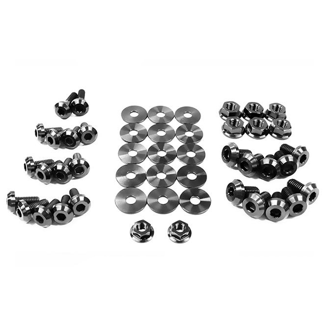 Evasive Motorsports: Dress Up Bolts Titanium Engine Bay Kit - Subaru ...