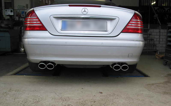 mercedes exhaust systems