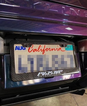 Evasive Motorsports Carbon License Plate Frame