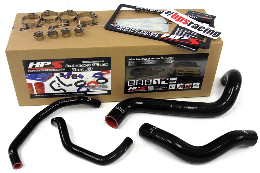 Evasive Motorsports: HPS Radiator + Heater Hose (Black) - Toyota ...