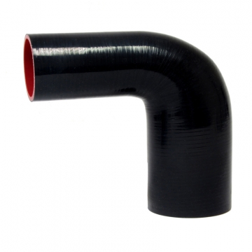 HPS Silicone 90 Degree Elbow Reducer Hose - ID: 1" > 1-1/2" x 4"