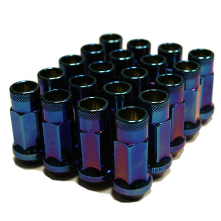 blue lug nuts