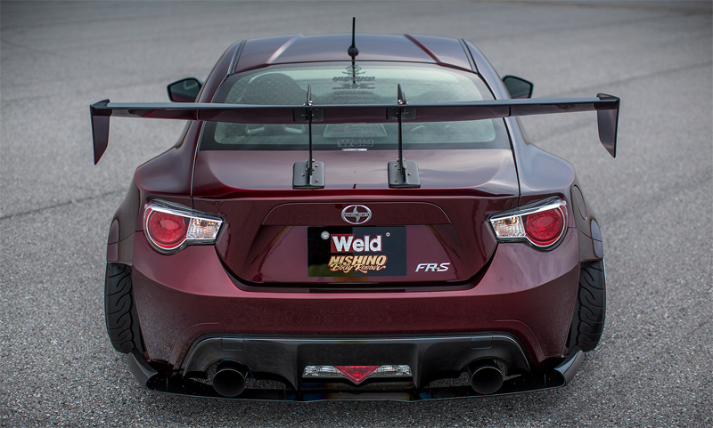 Evasive Motorsports: Voltex Type 7 GT Wing - Swan Neck 1550mm